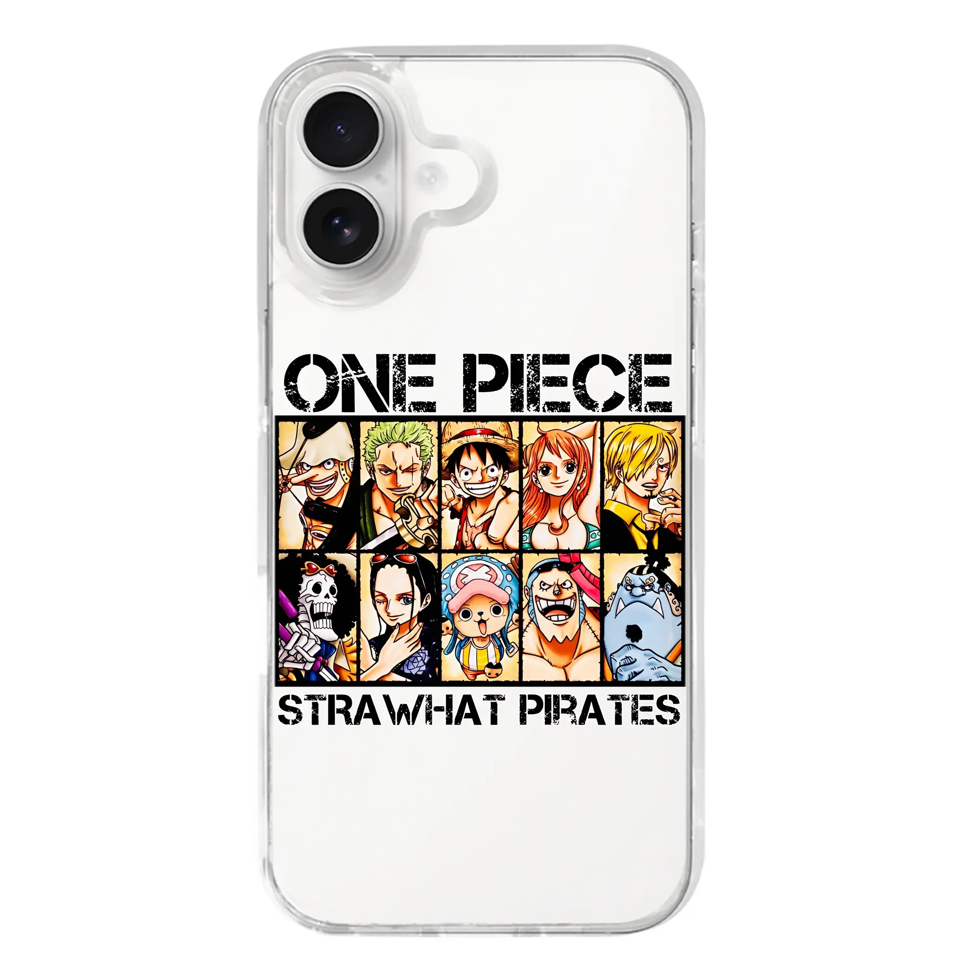 ワンピース グッズ モンキー・D・ルフィ - iPhone 17シリーズ 透明スマホケース – 薄型・耐衝撃・精密フィット保護カバー